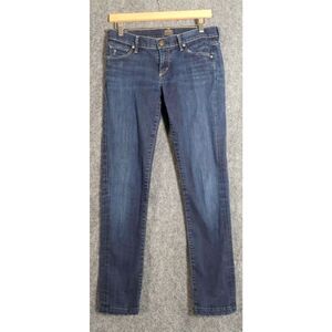 Citizens of Humanity 29 Jeans Skinny Avedon Low Rise Dark Wash Blue